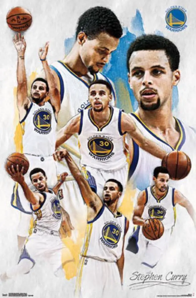 Main image of Golden State Warriors - Stephen Curry 15 Poster Print (22 x 34)