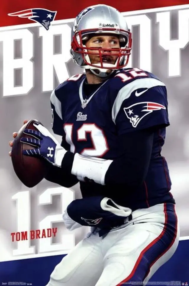 Main image of New England Patriots - T Brady 14 Poster Print (24 x 36)