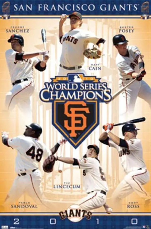 Main image of 2010 San Francisco Giants World Series - Champs Poster Print (24 x 36)