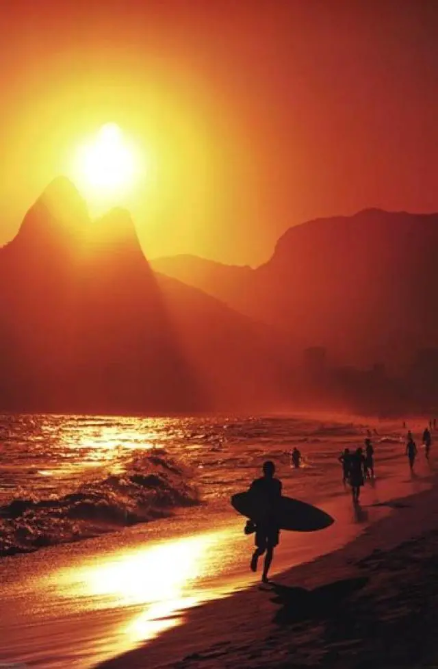 Main image of Ipanema Beach - Rio De Janeiro Poster Print (22 x 34)