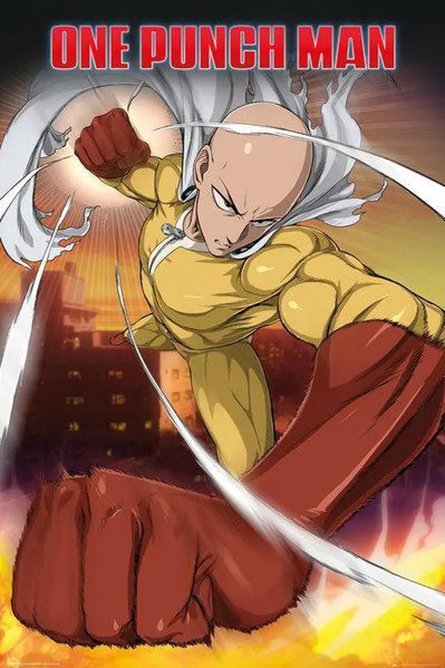 Main image of One Punch Man Saitama Poster Print (22 x 34)