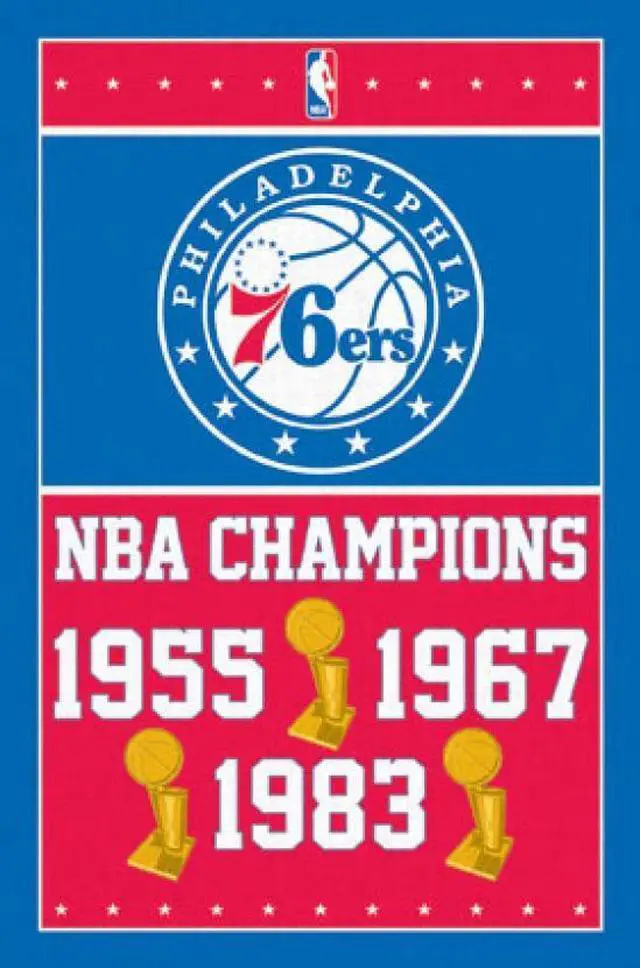 Main image of Phildelphia 76ers - Champions 15 Poster Print (22 x 34)
