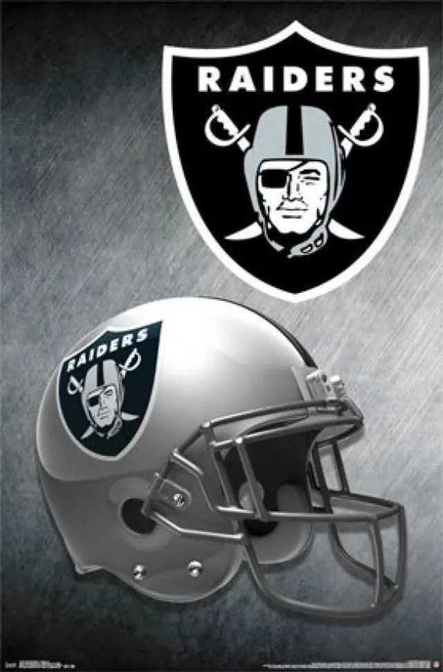 Main image of Oakland Raiders - Helmet 15 Poster Print (22 x 34)