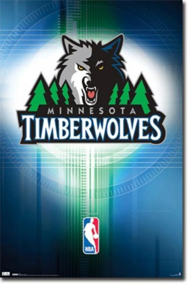 Main image of Timberwolves - Logo 10 Poster Print (24 x 36)