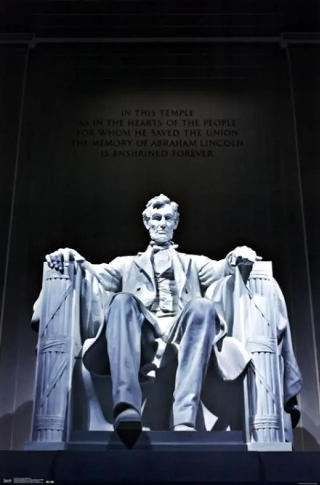 Main image of The Lincoln Memorial Poster Print (24 x 36)