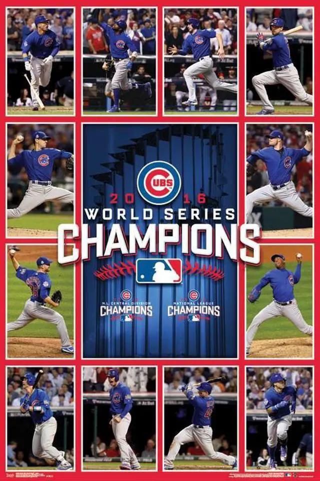 Main image of 2016 World Series - Chicago Cubs Team Poster Print (22 x 34)