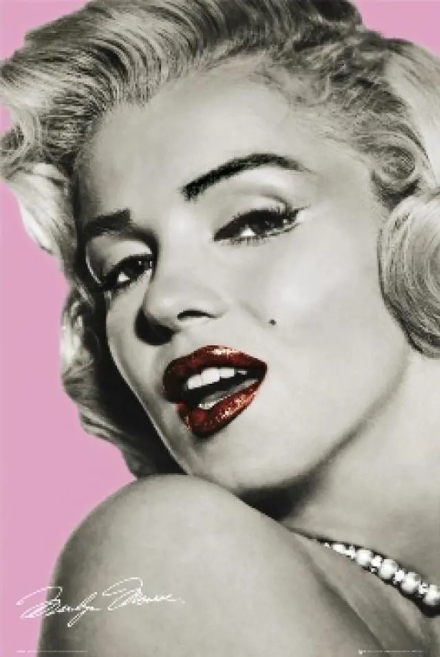 Main image of Marilyn Monroe Pink Poster Print (22 x 34) - Item # SCO32009