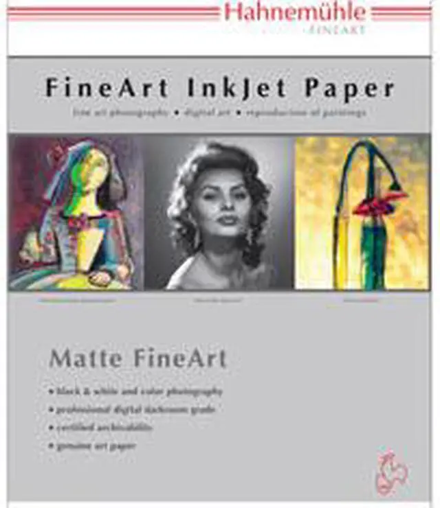 Alt view image 2 of 5 - Hahnemuhle 8.5 x 11" Matte FineArt Photo Rag Paper (25 Sheets)