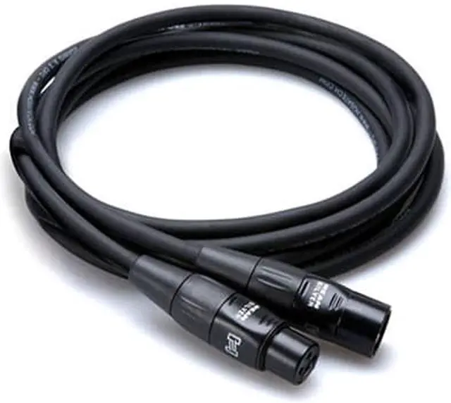 Alt view image 3 of 10 - Hosa Technology Pro Microphone Cable, REAN XLR3F to XLR3M, 3 ft