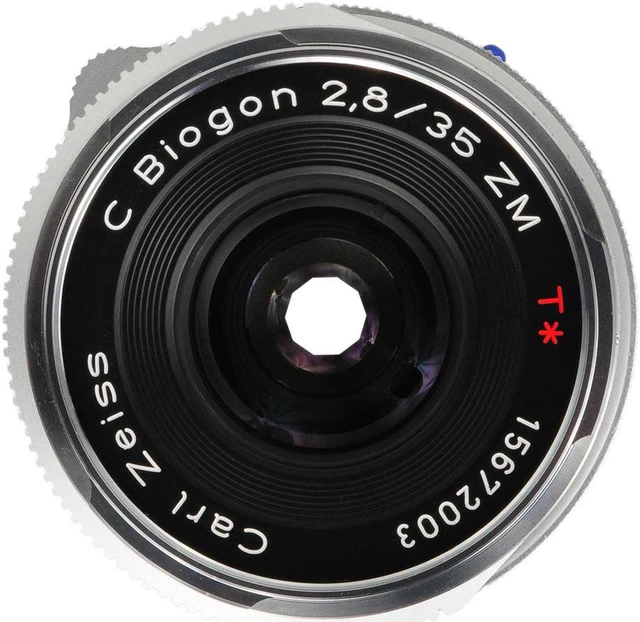Alt view image 3 of 10 - Zeiss 35mm f/2.8 C Biogon T* ZM Manual Focus Lens (Leica M-Mount) - Silver