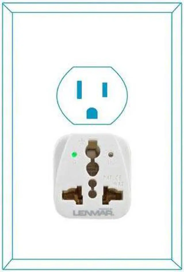 Alt view image 5 of 15 - LENMAR TraveLite Adapter Ultra Compact All-in-One Travel Adapter