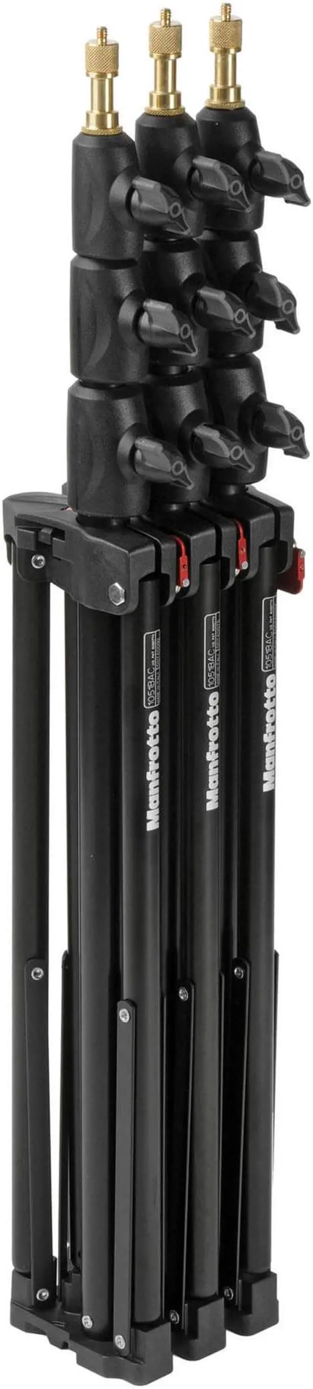Alt view image 4 of 11 - Manfrotto 93" Alu Air-Cushioned Compact Stand - Black