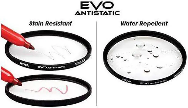 Alt view image 5 of 12 - Hoya EVO ANTISTATIC 95mm UV (O) Slim Camera Filter AUTHORIZED DEALER XEVA-95UV