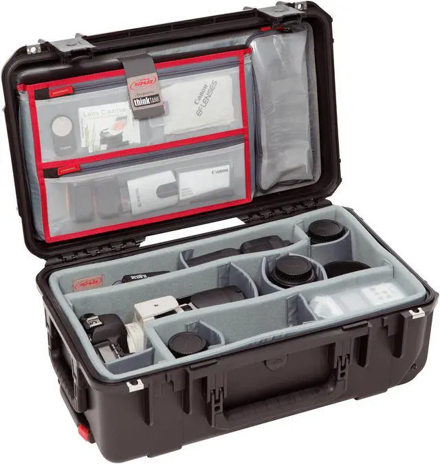 Alt view image 2 of 20 - SKB Cases iSeries 2011-7 Case with Photo Dividers and Lid Organizer (Black)