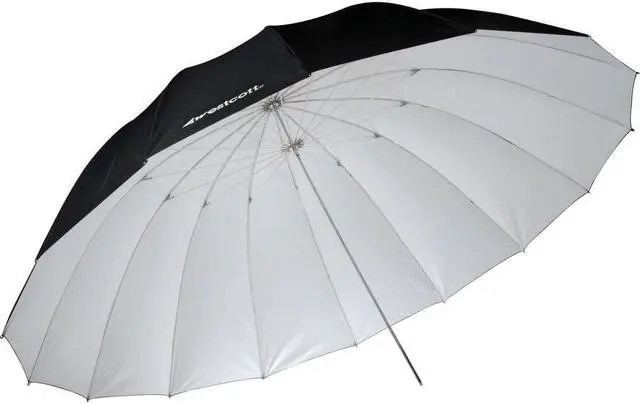 Alt view image 6 of 19 - Westcott White/Black Bounce Parabolic Standard Umbrella (7')