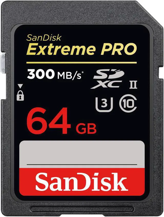 Alt view image 3 of 9 - SanDisk - SDSDXPK-064G-ANCIN - SanDisk Extreme Pro 64 GB Class 10/UHS-II (U3) SDXC - 1 Pack - 300 MB/s Read - 260 MB/s