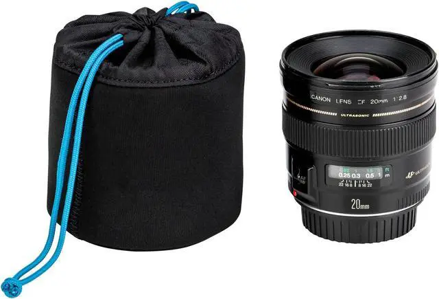 Alt view image 4 of 11 - Tenba Soft Neoprene Lens Pouch (Black, 3.5 x 3.5 In.)
