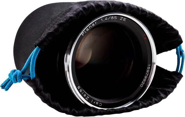 Alt view image 2 of 11 - Tenba Soft Neoprene Lens Pouch (Black, 3.5 x 3.5 In.)