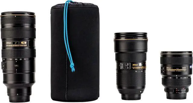 Alt view image 4 of 7 - Tenba Soft Neoprene Lens Pouch (Black, 9 x 4.8 In.)