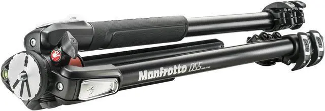 Alt view image 4 of 20 - Manfrotto MVH502AH Fluid Video Head with MT055XPRO3 Aluminum 3-Section Tripod