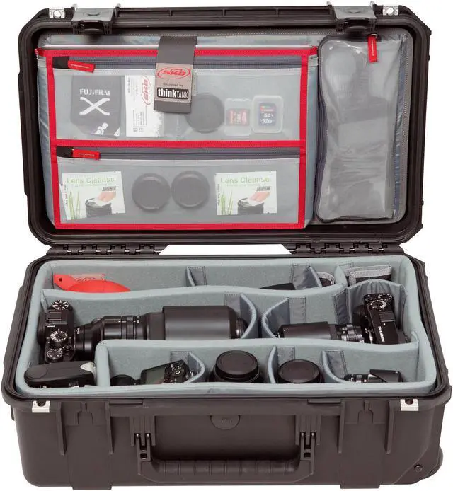 Alt view image 3 of 20 - SKB Cases iSeries 2011-7 Case with Photo Dividers and Lid Organizer (Black)