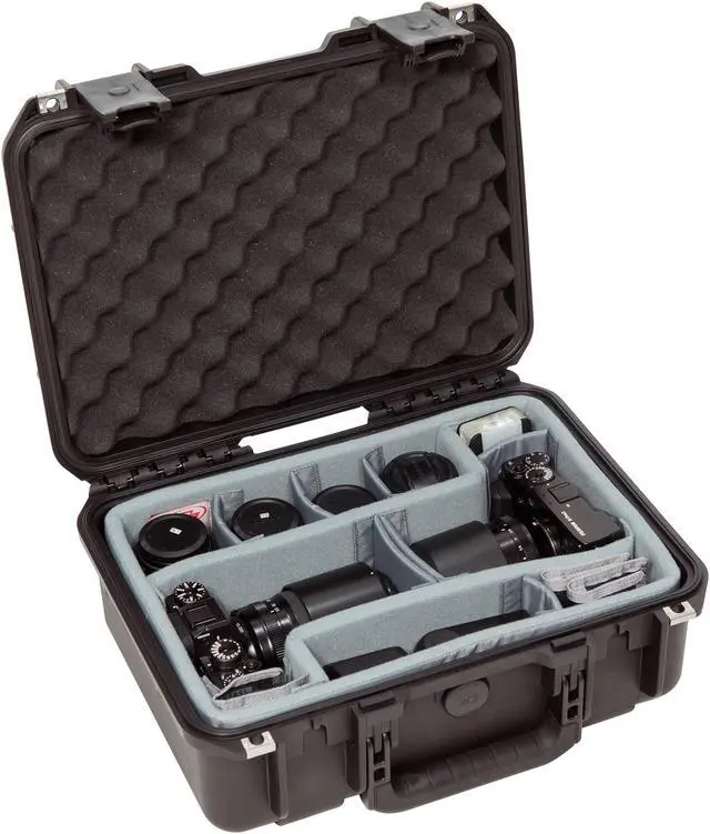 Alt view image 4 of 10 - SKB Cases iSeries Case w/Think Tank Designed Photo Dividers & Lid Foam (Black)