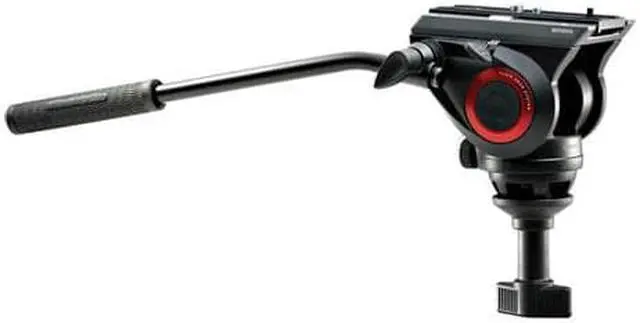 Alt view image 2 of 15 - Manfrotto MVT502AM Tripod with MVH500A Fluid Drag Video Head w/ Carry Case MVK500AM