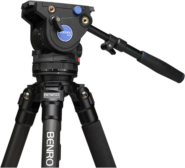 Alt view image 5 of 6 - Benro BV6 Carbon Fiber Video Head and C373 Tripod Leg Kit #C373FBV6H