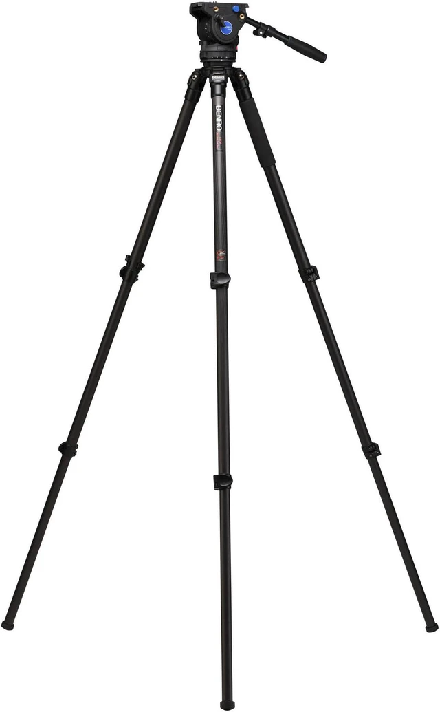 Alt view image 3 of 6 - Benro BV6 Carbon Fiber Video Head and C373 Tripod Leg Kit #C373FBV6H