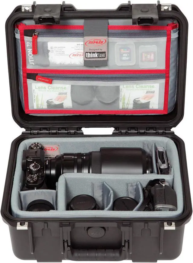 Alt view image 4 of 20 - SKB iSeries 3i-1309-6 Case w/Think Tank Designed Photo Dividers and Lid Organizer