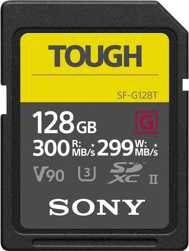 Alt view image 7 of 20 - Sony 128GB UHS-II TOUGH SD CARD R300 W299