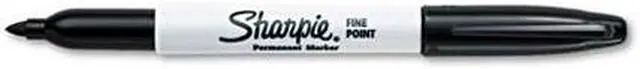 Main image of Sharpie 30001EA, Fine Point Permanent Marker, Black, 1 Each.