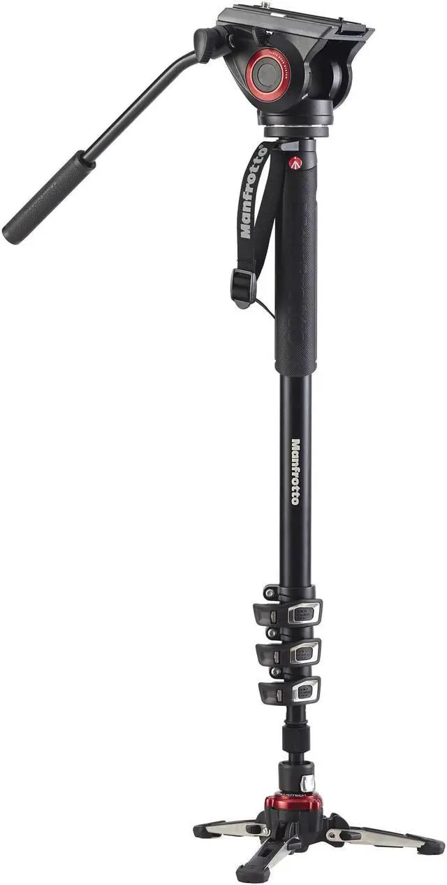Alt view image 4 of 20 - Manfrotto Xpro Aluminum Video Monopod 4 Section