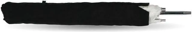 Alt view image 2 of 18 - Westcott 43" Optical White Satin Collapsible Umbrella