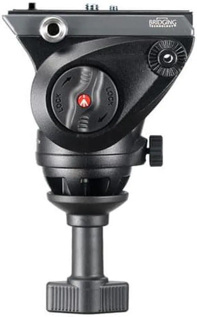 Alt view image 3 of 15 - Manfrotto MVT502AM Tripod with MVH500A Fluid Drag Video Head w/ Carry Case MVK500AM