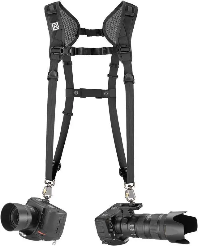 Alt view image 4 of 20 - BlackRapid 361004 Sling Camera Strap DOUBLE SLIM Breathable (Black)