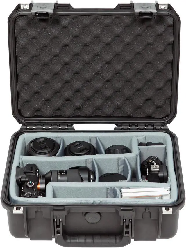 Alt view image 7 of 10 - SKB Cases iSeries Case w/Think Tank Designed Photo Dividers & Lid Foam (Black)