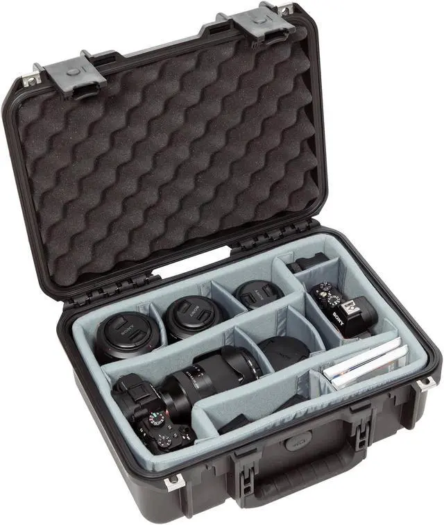 Alt view image 5 of 10 - SKB Cases iSeries Case w/Think Tank Designed Photo Dividers & Lid Foam (Black)