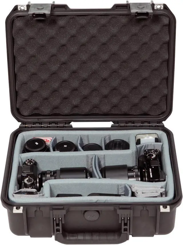 Alt view image 6 of 10 - SKB Cases iSeries Case w/Think Tank Designed Photo Dividers & Lid Foam (Black)