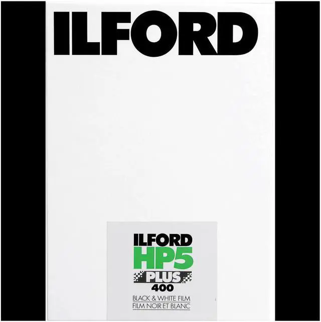 Main image of Ilford HP5 400 Plus B&W Negative Film 4 x 5, 25 Sheets