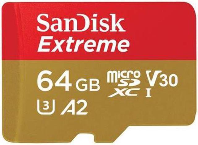 Alt view image 4 of 8 - SanDisk Extreme 64 GB microSDXC Memory Card