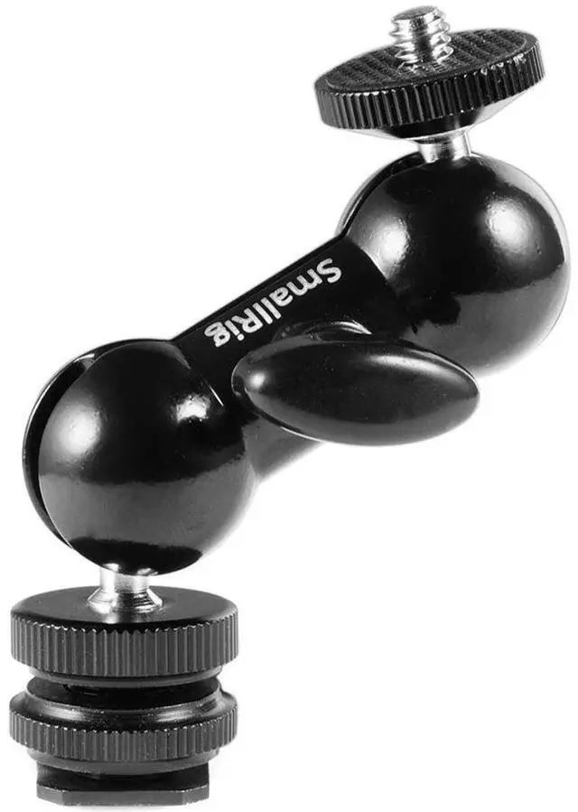 Alt view image 7 of 14 - SMALLRIG Multi-function Double BallHead w/ shoe mount & 1/4" screw 1135