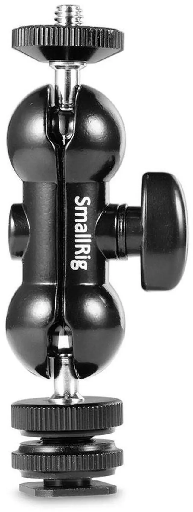 Alt view image 8 of 14 - SMALLRIG Multi-function Double BallHead w/ shoe mount & 1/4" screw 1135