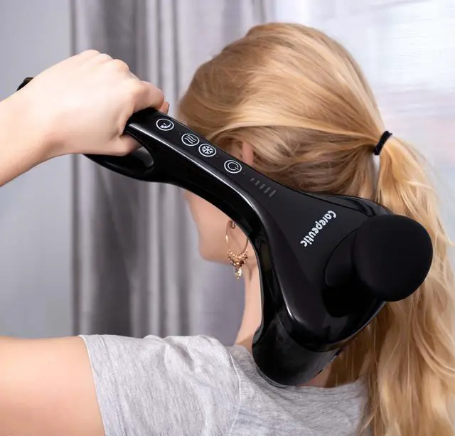 Alt view image 2 of 8 - Carepeutic Bionic-Point Heat and Cold Professional Handheld Massager