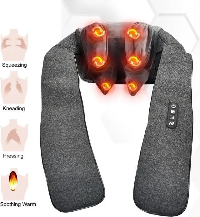 Alt view image 4 of 5 - Carepeutic Finger Squeezing Neck and Shoulder 5D Massager