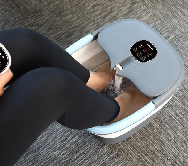 Alt view image 6 of 6 - Carepeutic Collapsible Automatic Foot Spa Massager with Remote