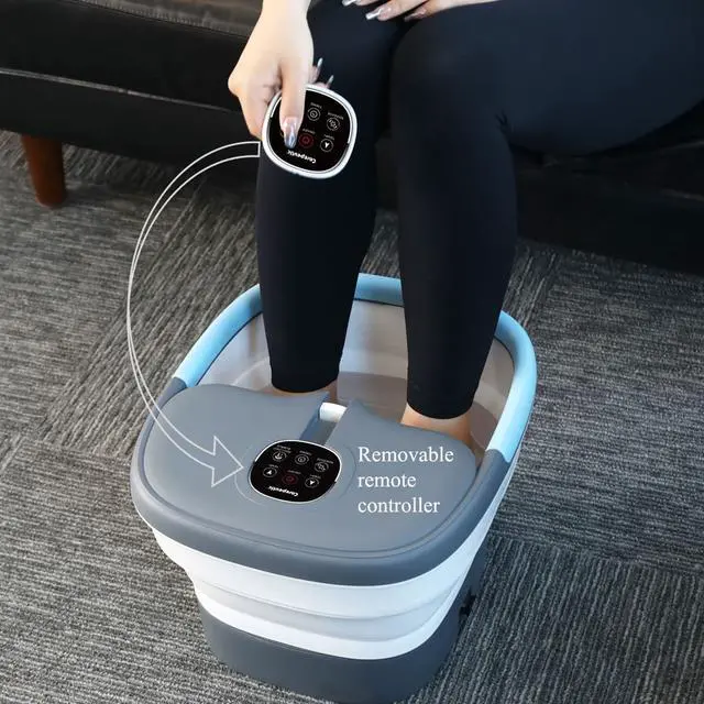 Alt view image 3 of 6 - Carepeutic Collapsible Automatic Foot Spa Massager with Remote