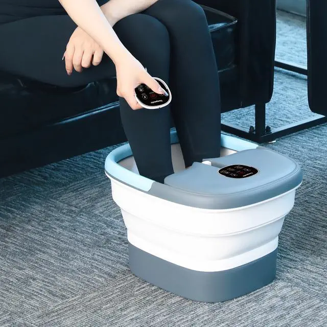 Alt view image 2 of 6 - Carepeutic Collapsible Automatic Foot Spa Massager with Remote
