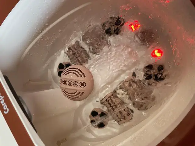 Alt view image 4 of 6 - Carepeutic Motorized Water-Jet Foot and Leg Spa Bath Massager, Brown/off-white