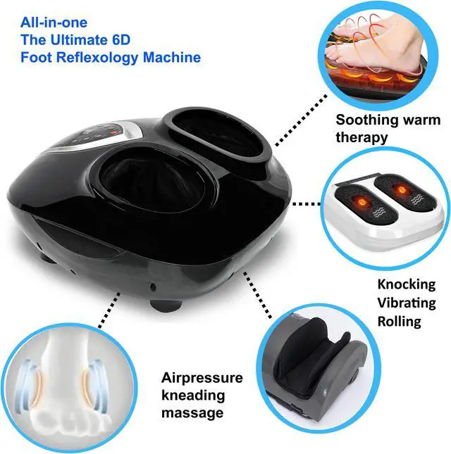 Alt view image 4 of 7 - Carepeutic The Ultimate 6D Foot Reflexology Machine